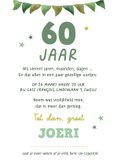 Uitnodiging 60 jaar verjaardagsfeestje maanden dagen & uren 3