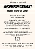Uitnodiging 80 jaar krant van toen in 1946 3