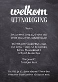 Uitnodiging feest krijtbord algemeen bier wijn 3