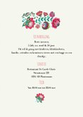 Uitnodiging feestje folk flowers bohemian 3