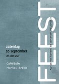 Uitnodiging modern en stoer 40 met foto 3