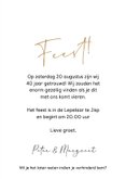 Uitnodiging jubileum feest 40 jaar getrouwd verf 3