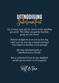 Uitnodiging jubileumfeest 50 jaar goud confetti foto's 3
