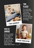 Uitnodiging kinderverjaardag tijdschrift stijl met foto 2