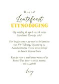 Uitnodiging lentefeest stijlvol foto narcissen bloemen lente 3