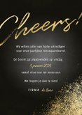 Uitnodiging nieuwjaarsborrel gouden spetters cheers & foto's 3