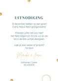 Uitnodiging oud en nieuw feestje champagne foto 3