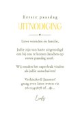 Uitnodiging Pasen lunch brunch bloemen narcissen geel 3