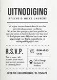 Uitnodiging pensioen feest in tijdschrift stijl met naam 3