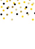 Uitnodiging verjaardag feestelijke confetti aanpasbaar Achterkant