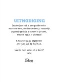Uitnodiging verjaardag magazine cover confetti foto 3