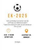 Uitnodiging WK barbecue - oranje met voetbal bbq 3
