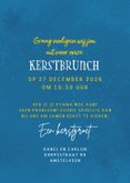 Uitnodigingskaart kerstbrunch met grappige kerstman 3