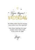 Vaderdag kaart papa to be fotokaart fotocollage hartjes 3
