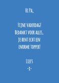 Vaderdag kaart we draaien er niet omheen 3