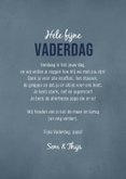 Vaderdagkaart fotokaart liefste papa modern fijne vaderdag 3