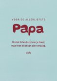 Vaderdagkaart met blouse en stropdas 3