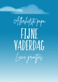 Vaderdagkaart met verrekijker 3