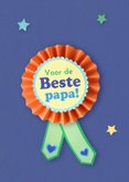 Vaderdagkaart rozet beste papa 2