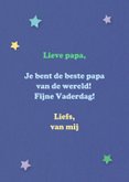 Vaderdagkaart rozet beste papa 3