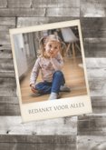 Vaderdagkaart tijdschrift met houtlook achtergrond 2