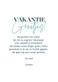 Vakantie fotokaart vakantiegroetjes 3