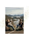 Vakantiegroetjes fotocollage groetjes uit met goudlook 2