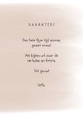 Vakantiekaart ansicht strandhuisjes 3