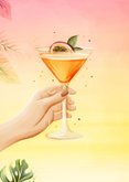 Vakantiekaart cocktail fijne vakantie  2