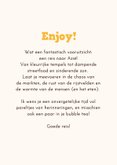 Vakantiekaart fijne vakantie Azië bubble tea grappig 3