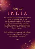 Vakantiekaart groetjes uit India lichtjes foto 3