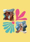 Vakantiekaart Italië poster hip 2 foto's aanpasbaar 2