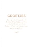 Vakantiekaartje groetjes uit Duitsland met mooie foto straat 3