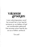 Vakantiekaartje minimalistisch fotocollage vakantiegroetjes 3