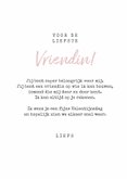 Valentijnskaart bedankt bloemen foto vriendschap 3