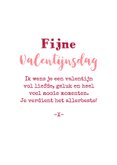 Valentijnskaart heel veel liefde voor jou envelop hartjes 3