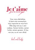 Valentijnskaart je t'aime beaucoup hartjes 3