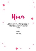 Valentijnskaart Lama I lalalala Love you 3