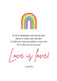 Valentijnskaart pride regenboog trots op jou 3