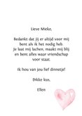 Valentijnskaart | Roze waterverf hart 3