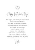 Valentijnskaart stempel i love you foto hartje 3