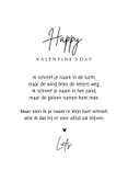 Valentijnskaart stijlvol Love goud foto hartjes 3