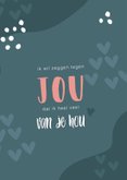 Valentijnskaart voor een man met tekst 'ik hou van jou' 2