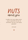 Valentijnskaartje nuts about you eekhoorntje rode hartjes 3