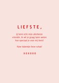Valentijnskaartje XO met eigen foto roze rood 3