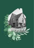 Verhuiskaart adreswijziging new home bladeren stijlvol 2