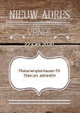 Verhuiskaart hout handlettering stoer 2