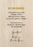 Verhuiskaart met de suggestie van gestanste huisjes 3