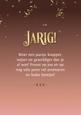 Verjaardag humor feestmuts gouden confetti en slingers 3
