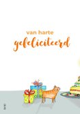 Verjaardag - jongen met grote taart 2
